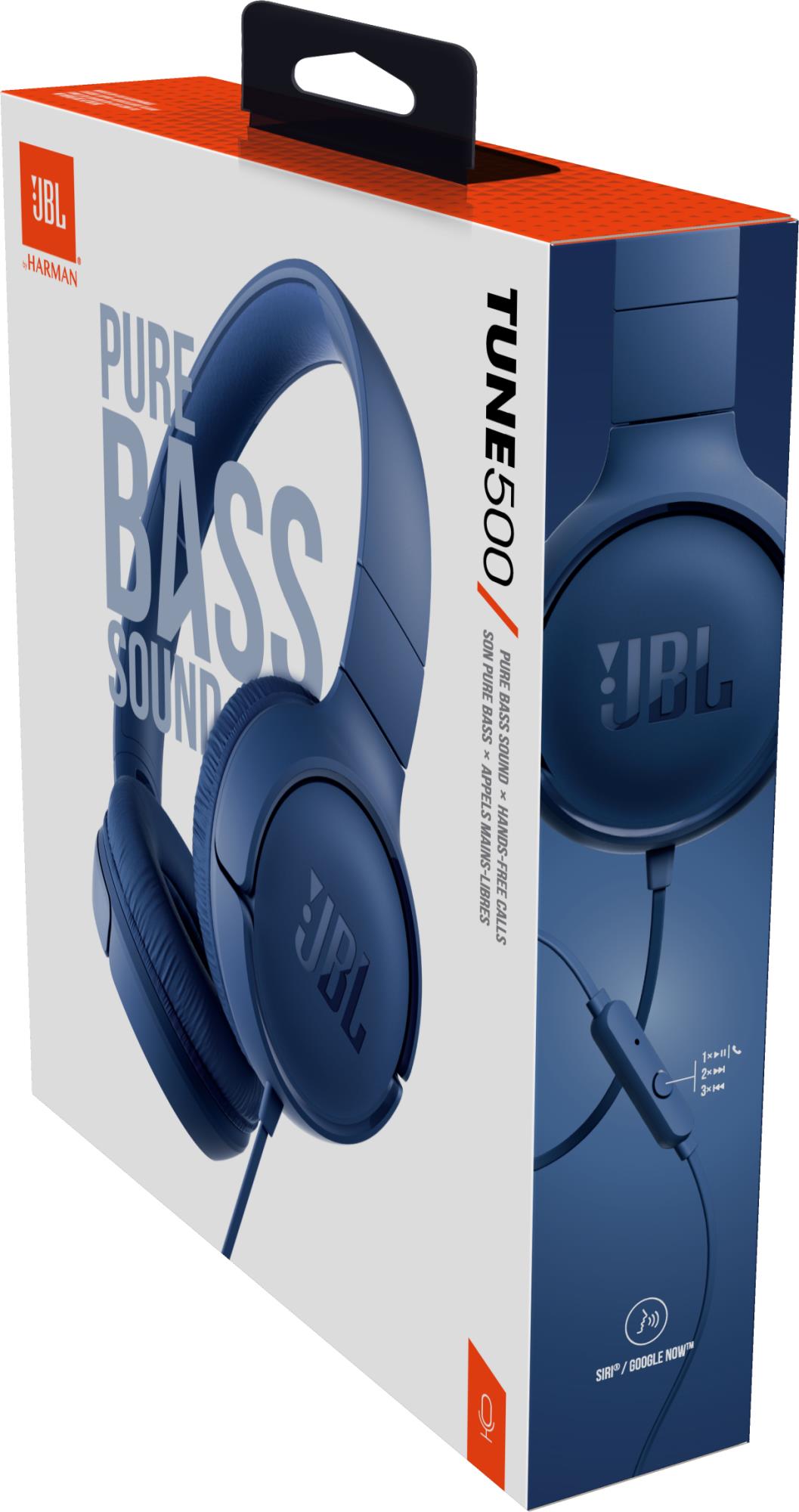 Гарнітура T500 BLUE JBL JBLT500BLU дивитися зображення № 4