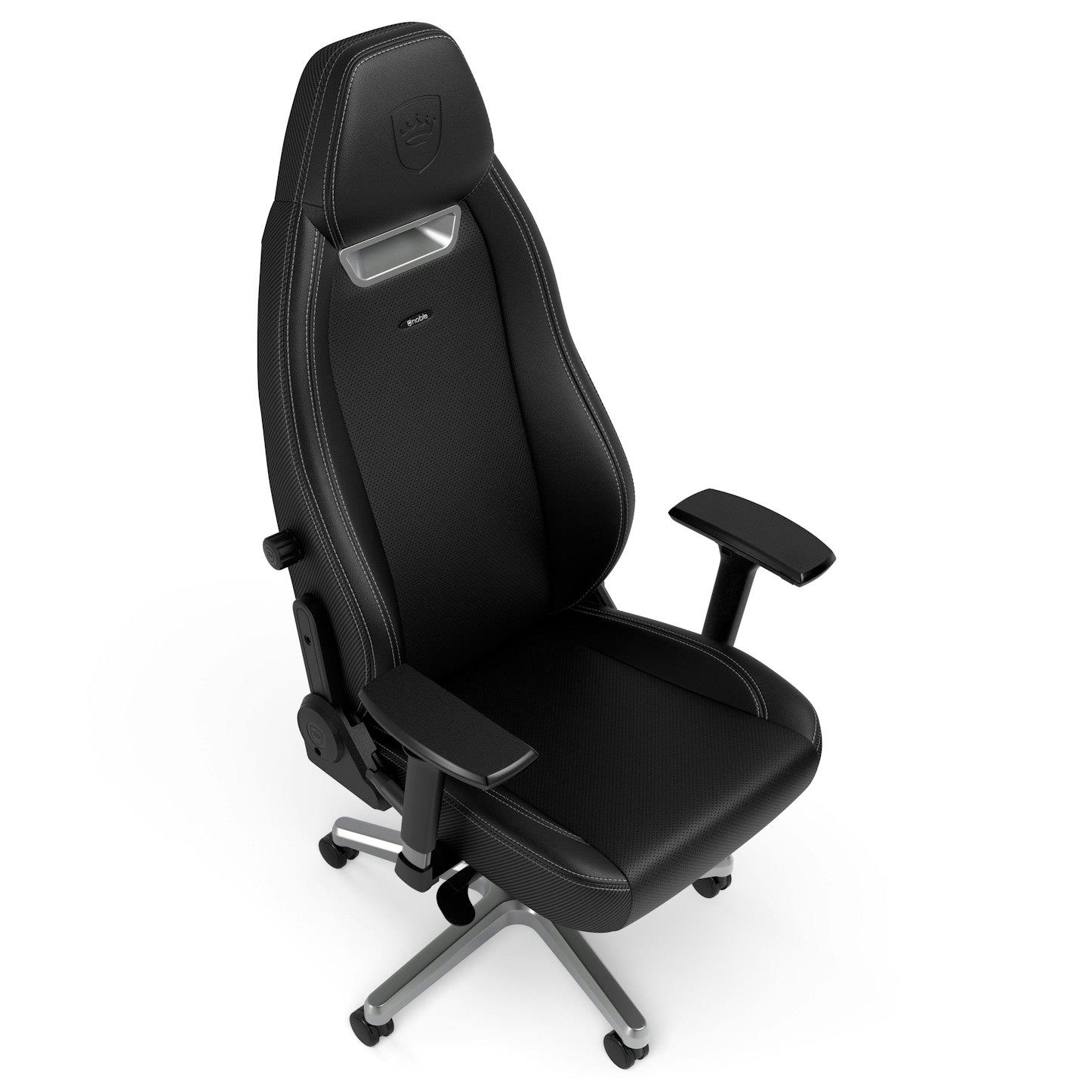 Ігрове крісло Noblechairs LEGEND високотехнологічна штучна шкіра, сірий на малюнкі №11