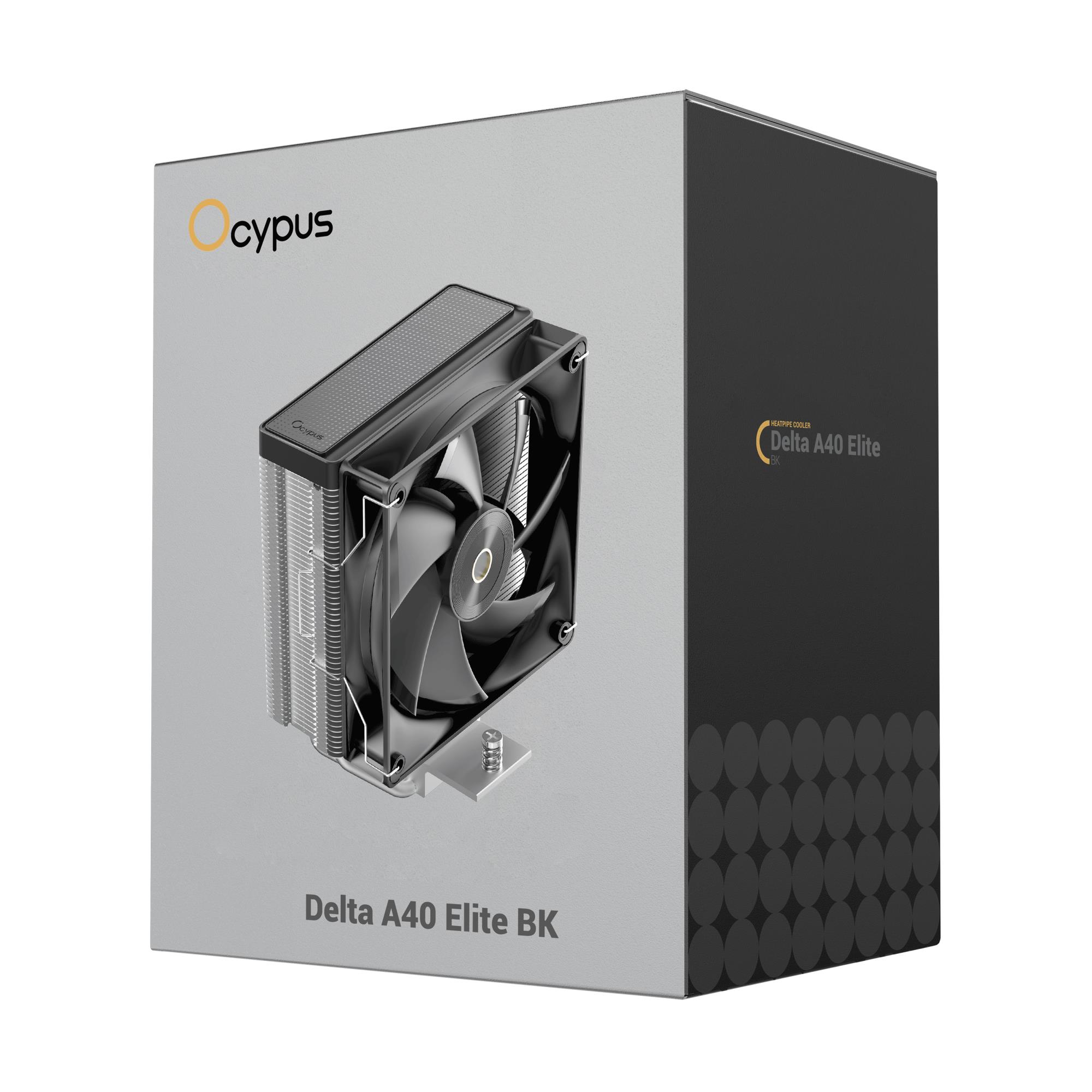 Система охолодження для компютерного процесора DELTA A40 ELITE BK (DELTA-A40-BK1NNWN00E-GL) OCYPUS на малюнкі №9