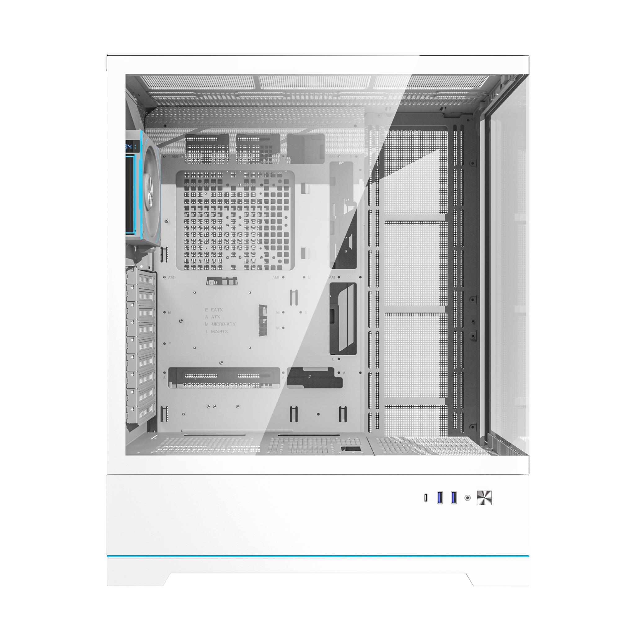 Корпус для компютера DARK FLASH ATX без блока живлення DY451L PRO білий на малюнкі №3