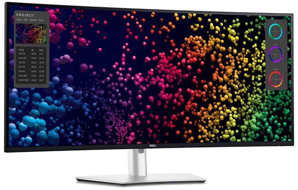LCD Monitor DELL 210-BMDV 39.7" Curved/21 : 9 Swivel Height ...