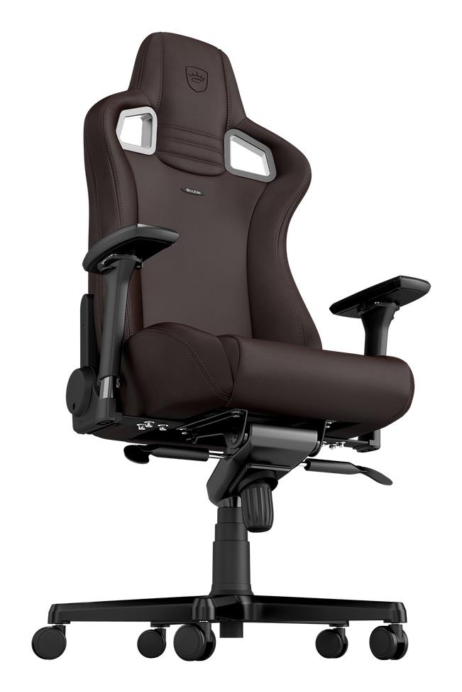 Ігрове крісло Noblechairs EPIC високотехнологічна штучна шкіра, коричневий на малюнкі №4