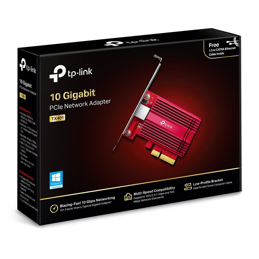 Мережевий адаптер PCI Express, TX401 TP-LINK на малюнкі №6