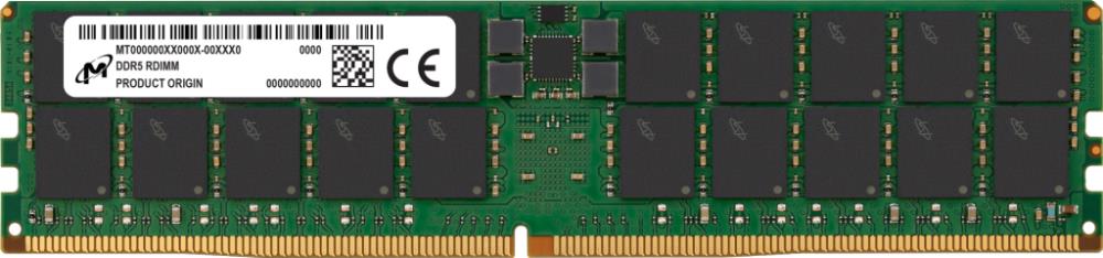 Server Memory Module | MICRON | DDR5 | 64GB | RDIMM | 4800 MHz | CL 40 | 1.1 V | MTC40F2046S1RC48BA1R