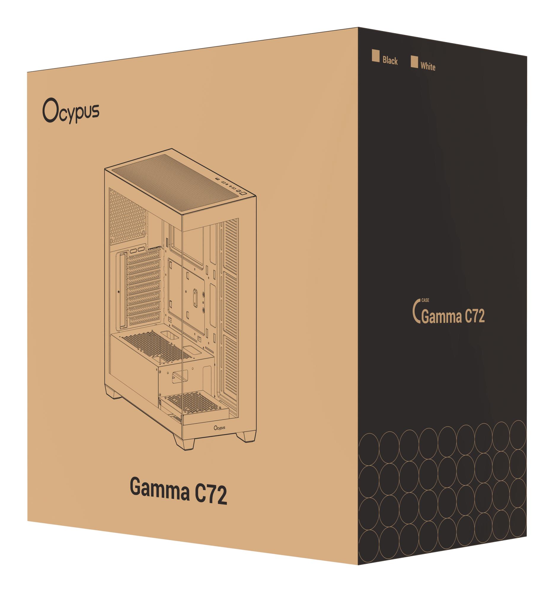 Корпус для компютера ATX W/O PSU GAMMA C72 BK (GAMMA-C72-BKD000XX-GL) OCYPUS на малюнкі №10
