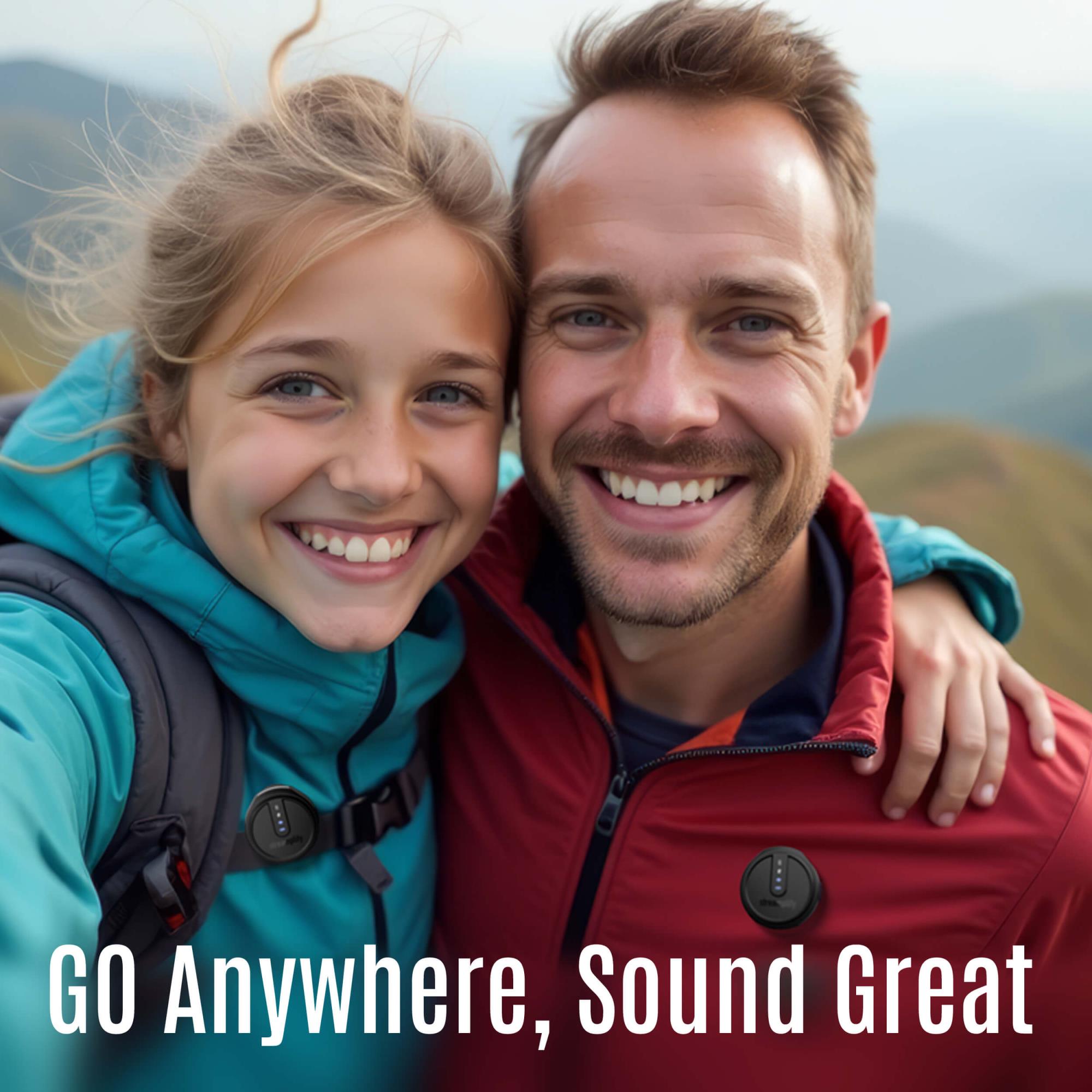 Мікрофон петличний бездротовий Streamplify MIC GO-48-WL, чорний на малюнкі №14