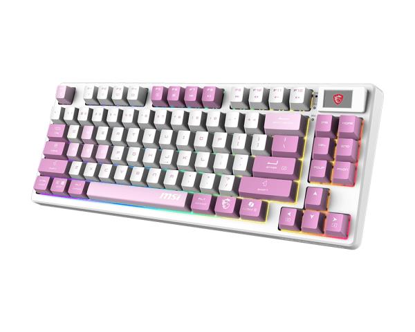 Клавіатура GAMING VIOLET UA FORGE GK600 TKL W VIOLET MSI на малюнкі №4