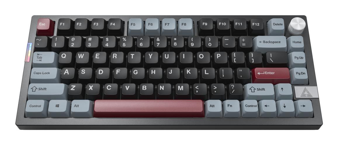 Клавіатура MONTECH MKey PRO75% WRL DARKNESS (Yellow Switch) на малюнкі №3