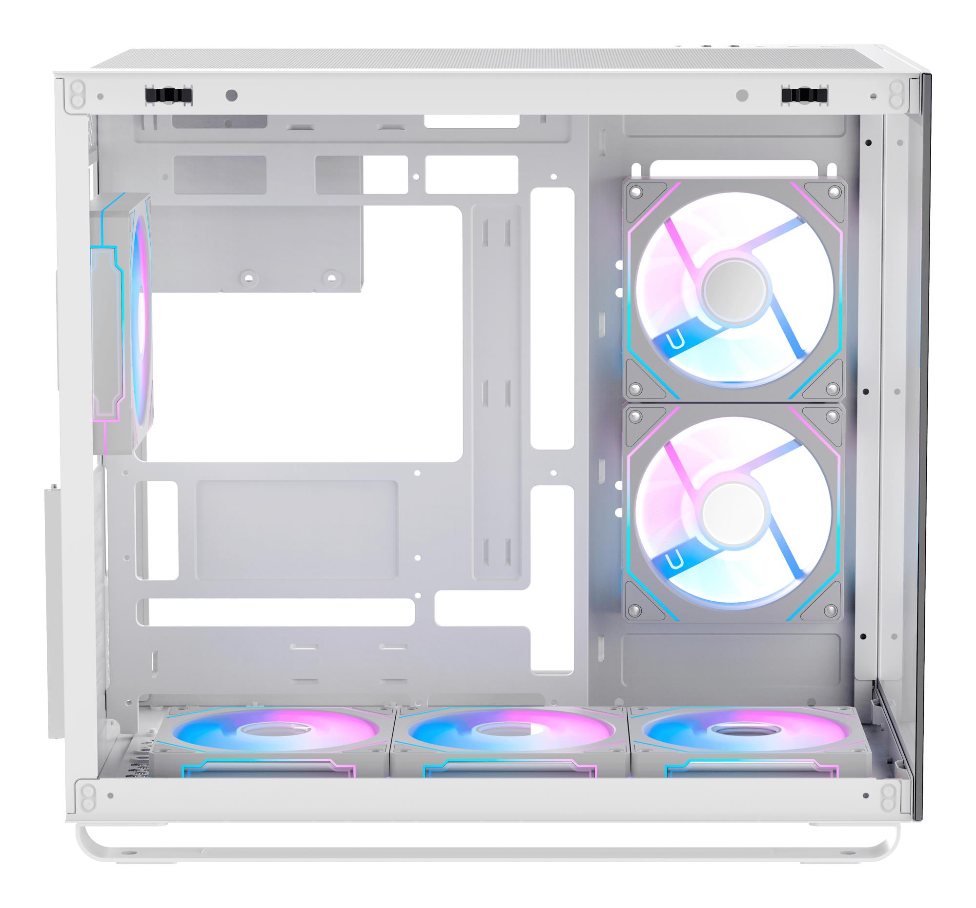 Корпус для компютера ATX W/O PSU IOTA C70 WH ARGB (IOTA-C70-WHD600XX-GL) OCYPUS на малюнкі №6