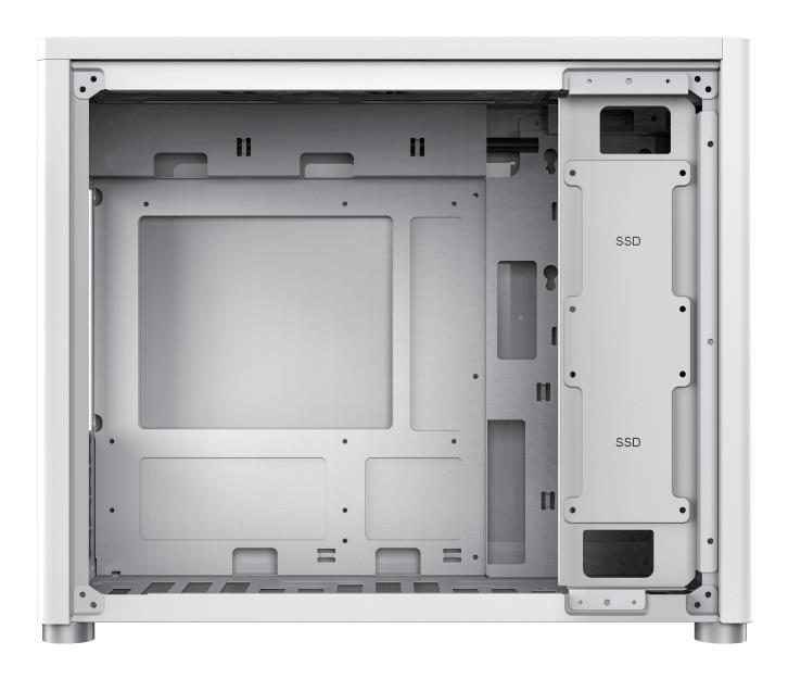 Корпус для компютера ATX W/O PSU SPARK FULL WHITE GAMEMAX на малюнкі №3