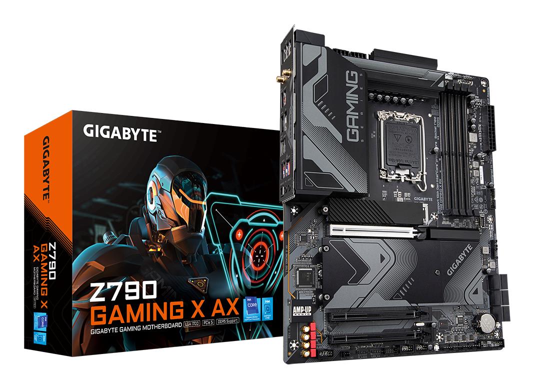 Mainboard|GIGABYTE|Intel Z790|LGA1700|ATX|Memory DDR5|Memory slots 4|1xPCI-Express 4.0 16x|1xPCI-Express 5.0 16x|4xM.2|1xHDMI|1xDisplayPort|4xUSB 2.0|5xUSB 3.2|1xUSB-C|1xOptical S/PDIF|1xRJ45|2xAudio port|Z790GAMINGXAX1.2