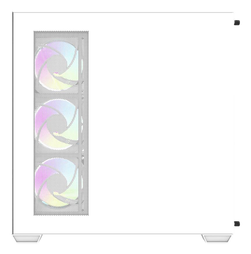 Корпус для компютера DARK FLASH ATX без блока живлення DS900W білий на малюнкі №6