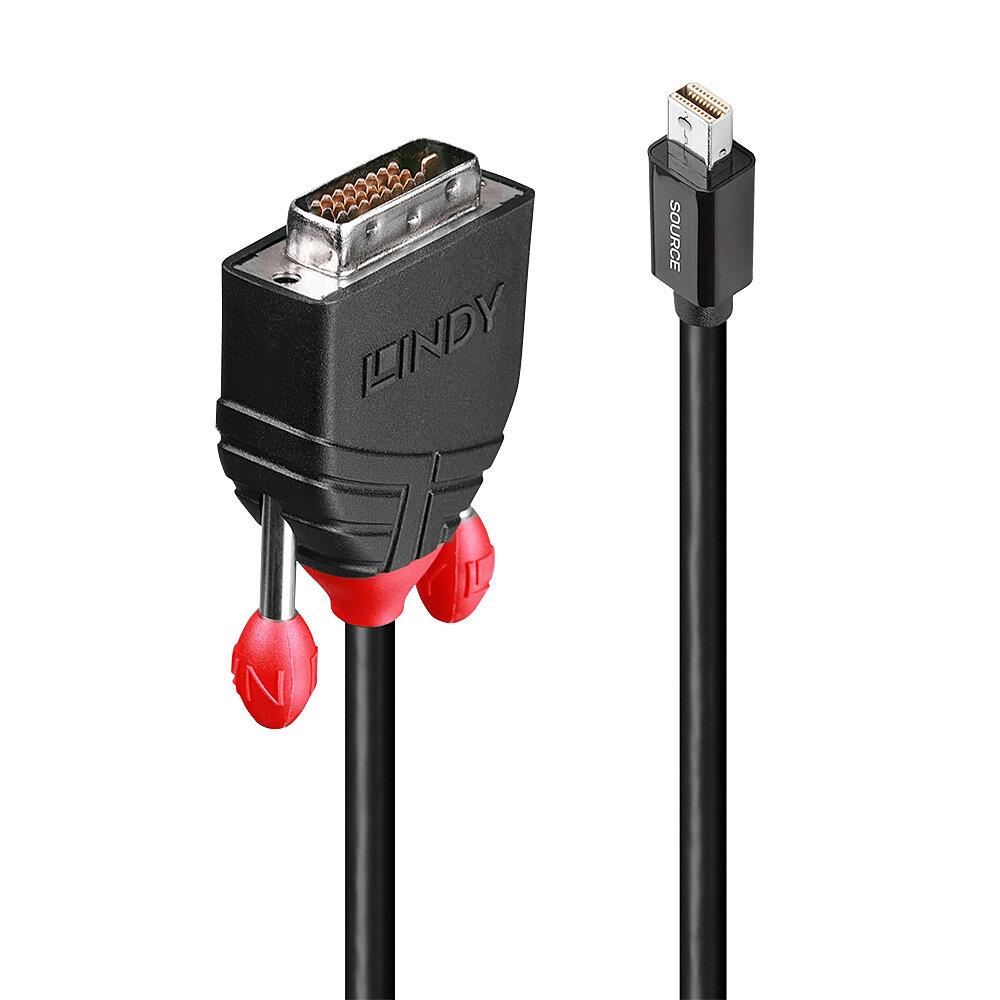 CABLE MINI DP TO DVI 3 M/BLACK 41953 LINDY