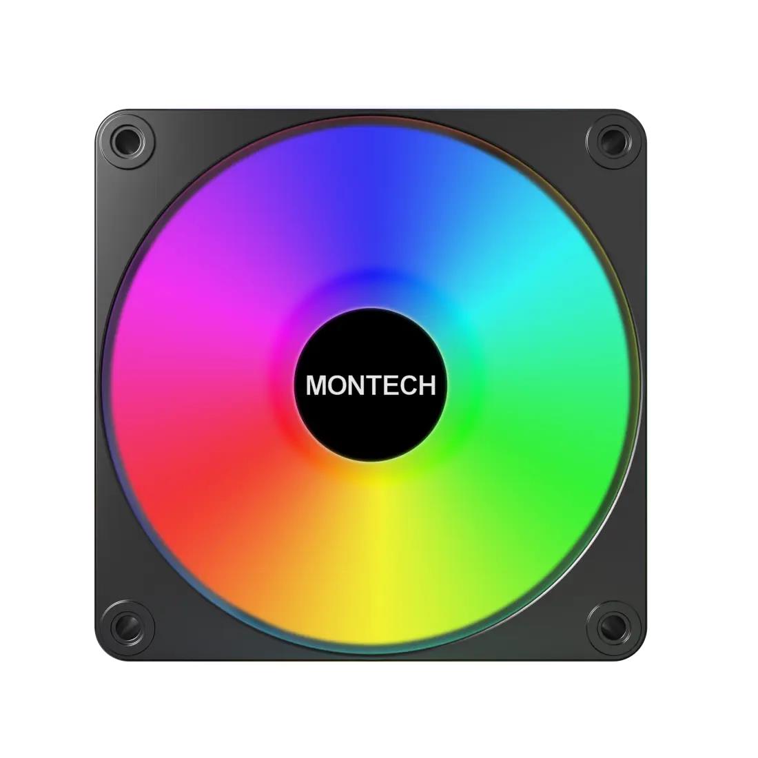 Корпусний вентилятор 120MM GF120 V2 ARGB PWM (B) MONTECH на малюнкі №3