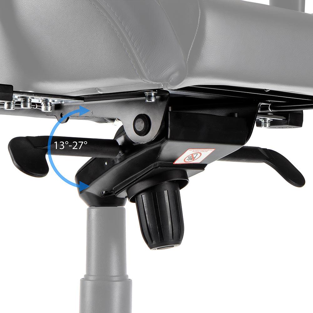 Ігрове крісло Noblechairs EPIC штучна шкіра, чорний/золотий на малюнкі №10