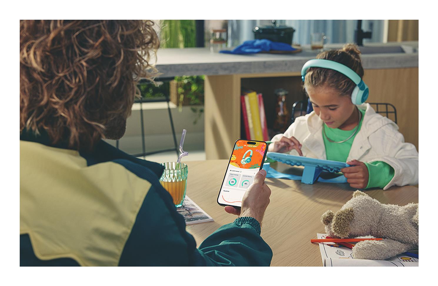 Навушники з БТ JBLJR320BTGRN дивитися зображення № 10