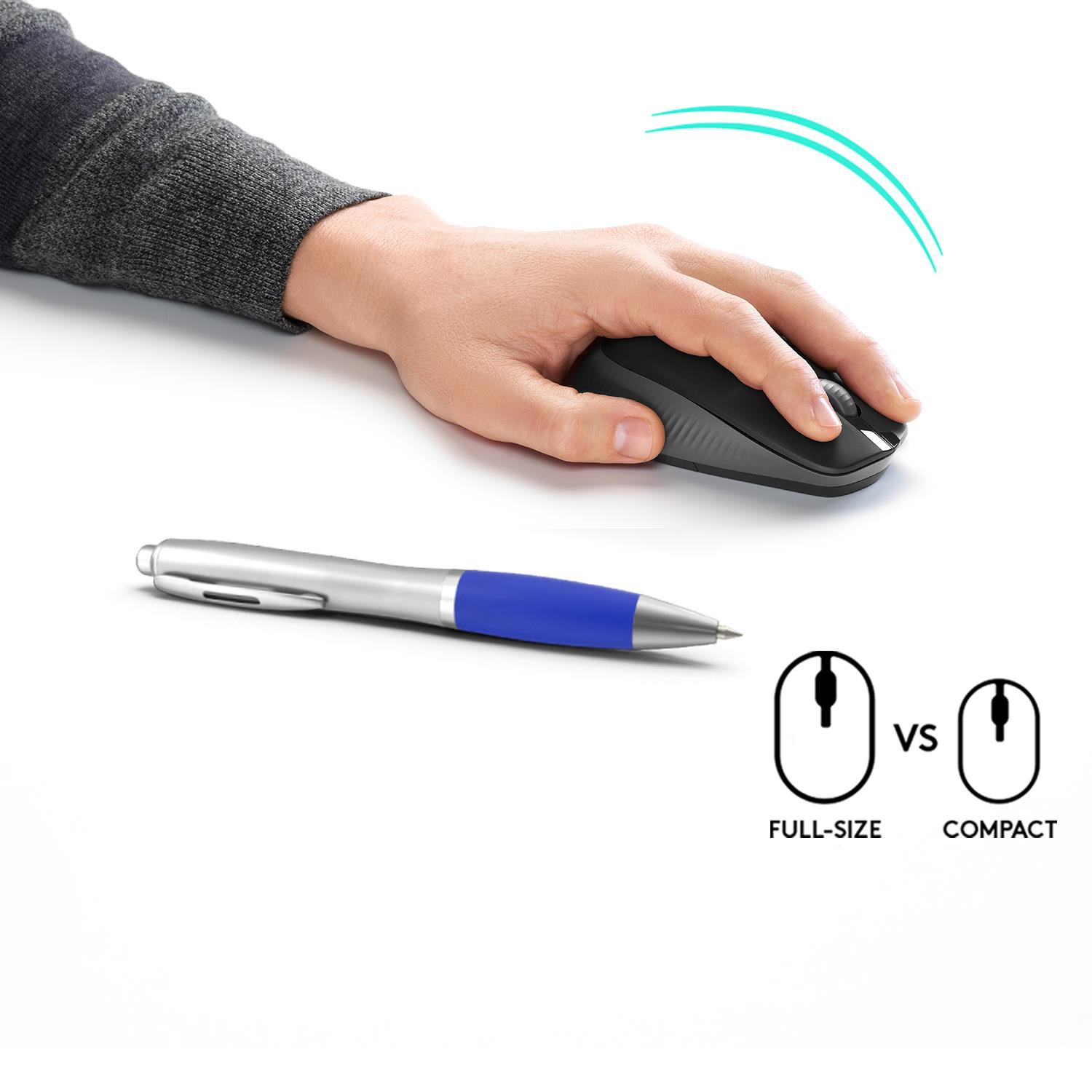 Миша бездротова Logitech M190 Wireless Charcoal (910-005905) на малюнкі №4