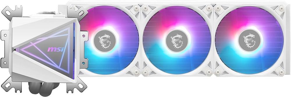 Система охолодження для компютерного процесора MULTI SOCKET MAG CORELIQUID I360 WHITE MSI на малюнкі №1