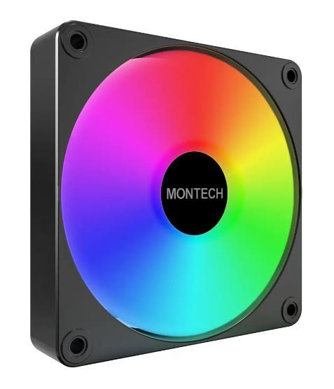 Корпусний вентилятор 120MM GF120R V2 ARGB PWM (B) MONTECH на малюнкі №2
