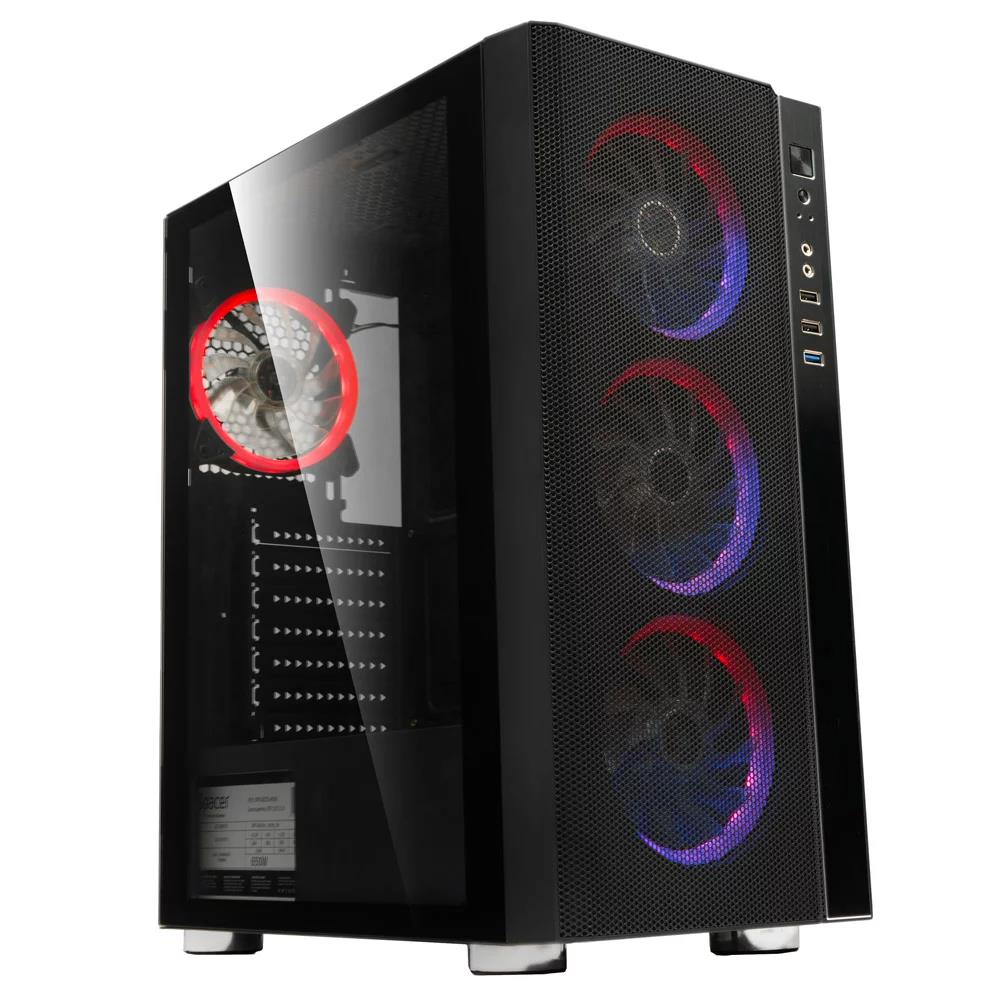 Case Miditower ATX W/O PSU/Spcs-gc-rainbow Spacer