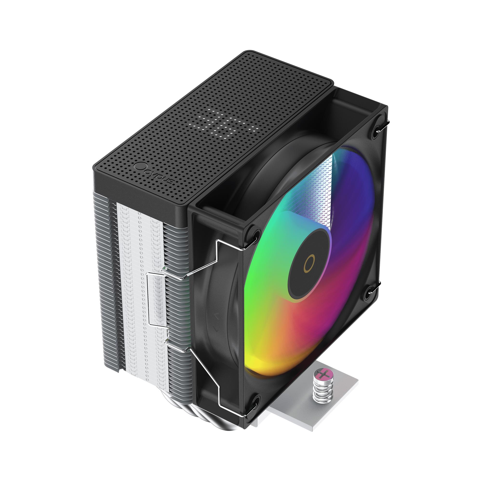 Система охолодження для компютерного процесора GAMMA A40 BK ARGB DIGITAL (GAMMA-A40-BK1NAWD00X-GL) OCYPUS на малюнкі №1