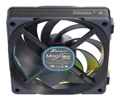 Набір із трьох вентиляторів для корпусу 120MM ARGB 3-PACK MAGFLOW-ARGB-3 SEASONIC на малюнкі №4
