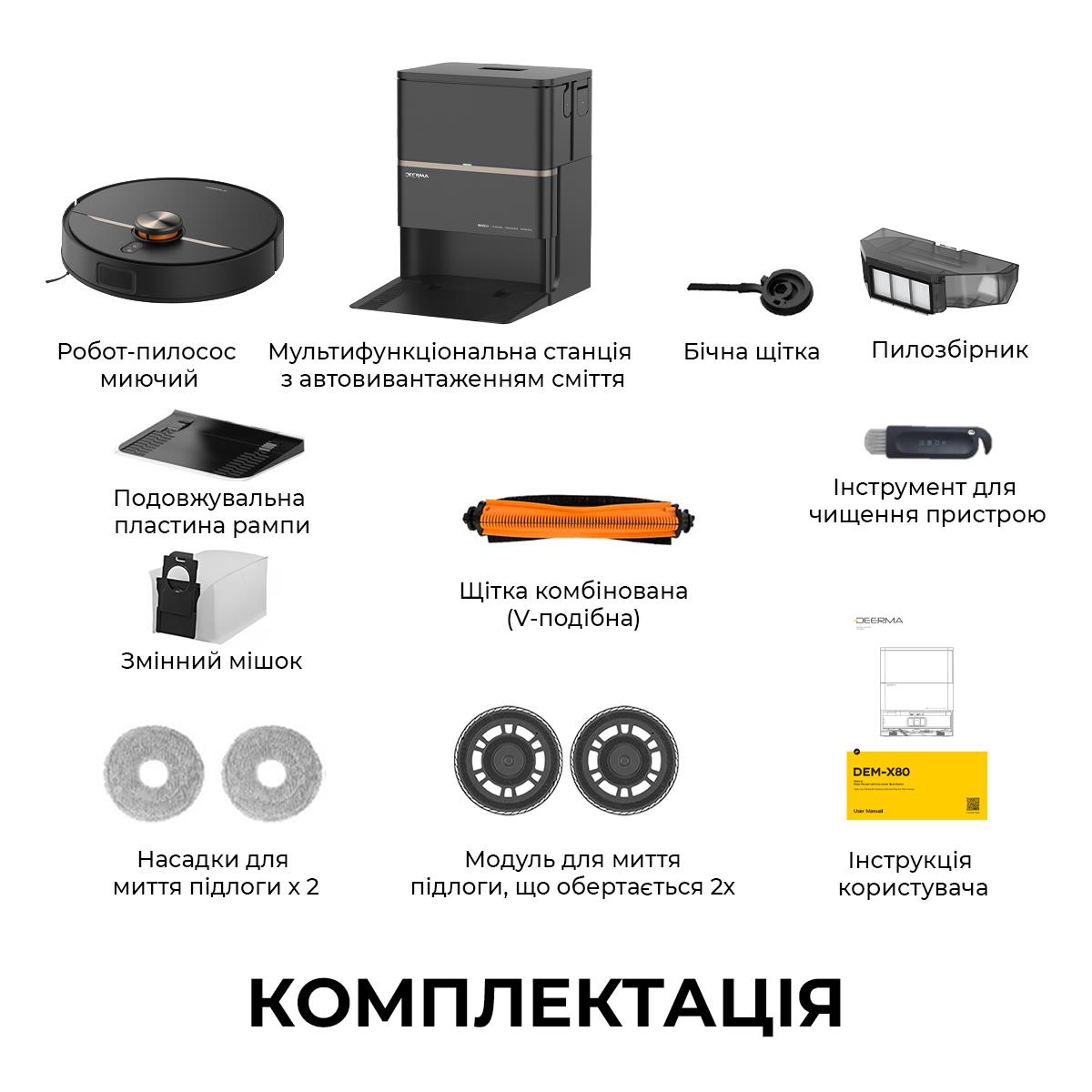 VACUUM CLEANER ROBOT/DEM-X80ULTRA DEERMA на картинке №12