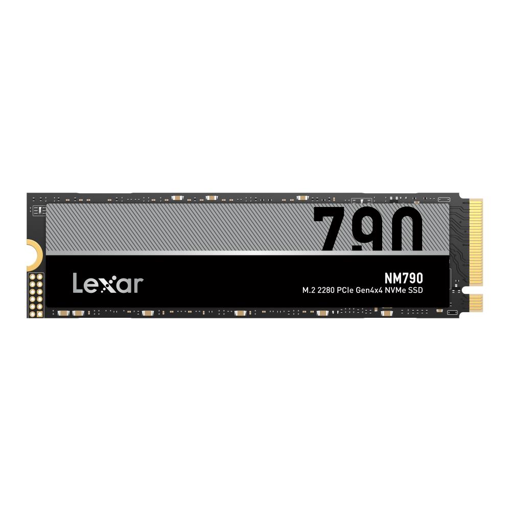 SSD | LEXAR | NM790 | 4TB | M.2 | PCIe Gen4 | NVMe | Write speed 6500 MBytes/sec | Read speed 7400 MBytes/sec | 2.45mm | TBW 3000 TB | MTBF 1500000 hours | LNM790X004T-RNNNG