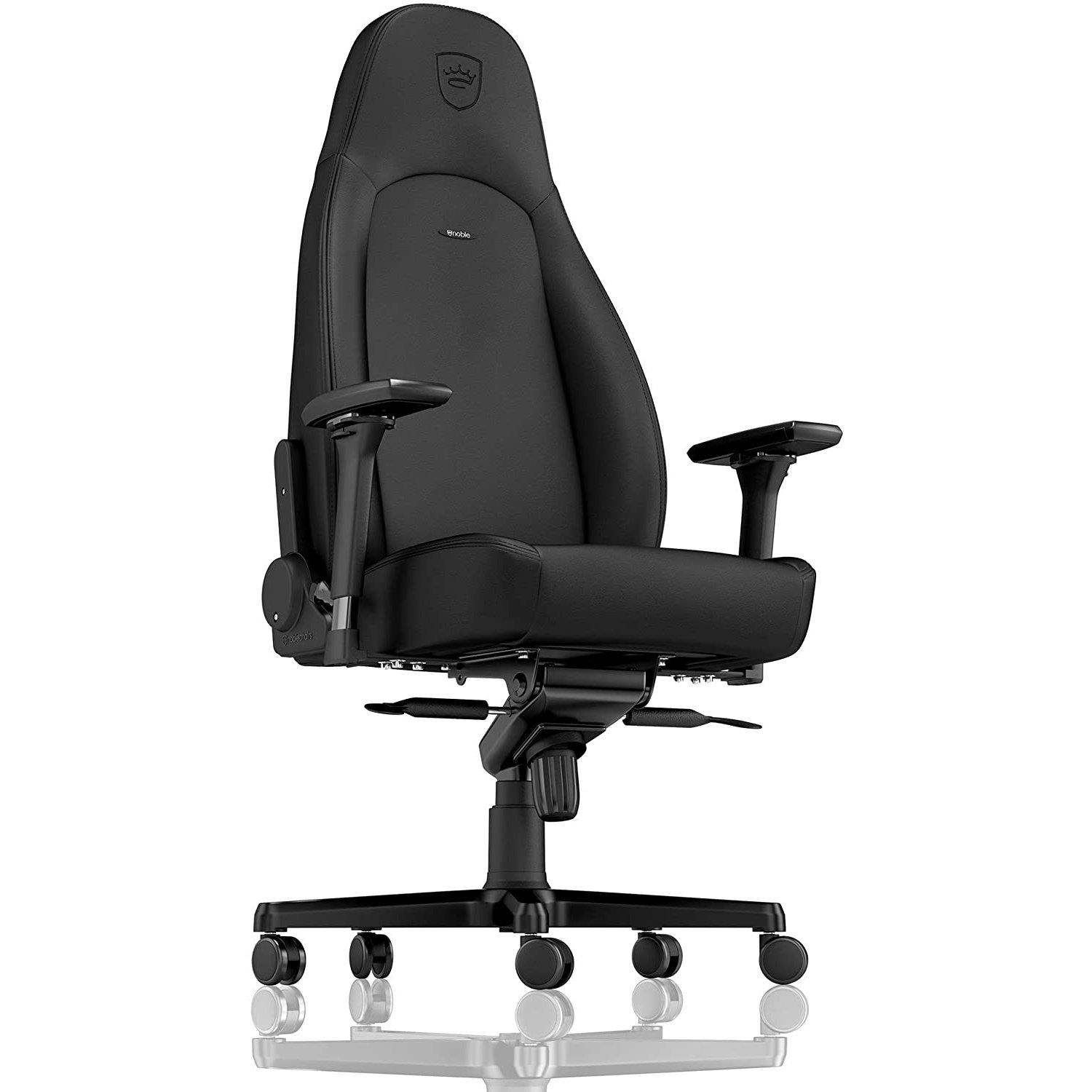 Ігрове крісло Noblechairs ICON високотехнологічна штучна шкіра, чорний на малюнкі №4