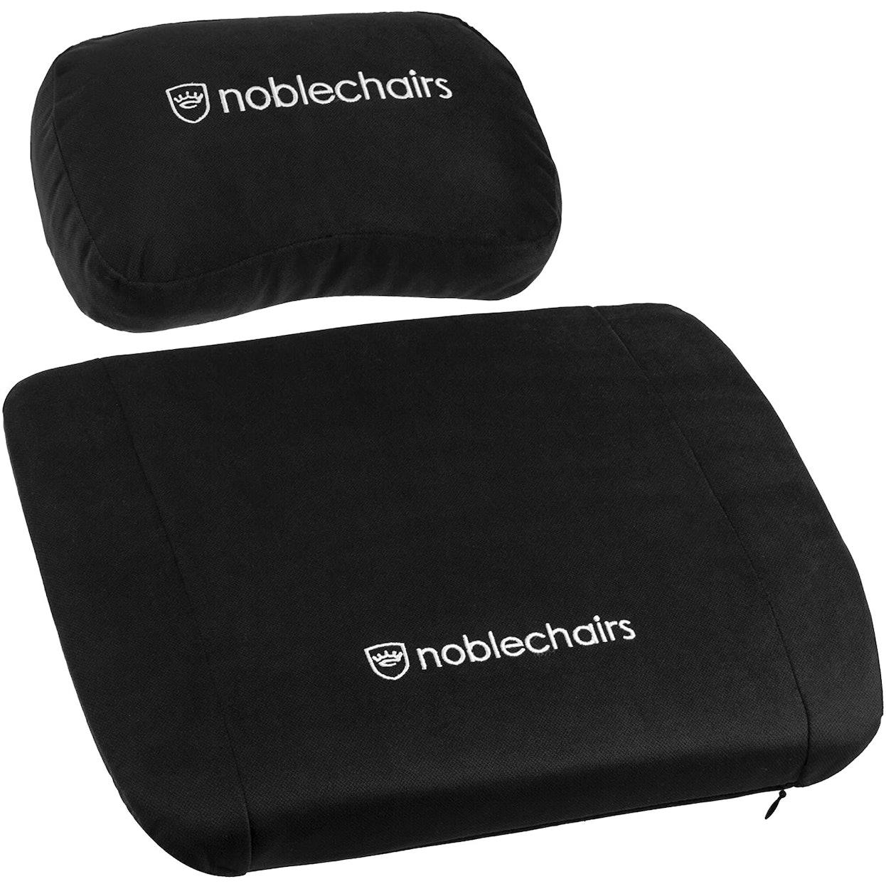 Набір подушок Noblechairs Memory Foam Pillow Set, чорний на малюнкі №3
