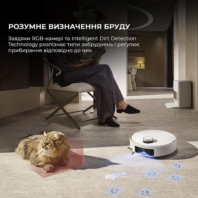 Робот пилосос V50 ULTRA COMPLETE MOVA RLV72LE-1 (Білий) дивитися зображення № 14